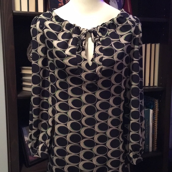 Moulinette Soeurs | Anthro Bold Print Bias Cut Dress 4 - Picture 2 of 11
